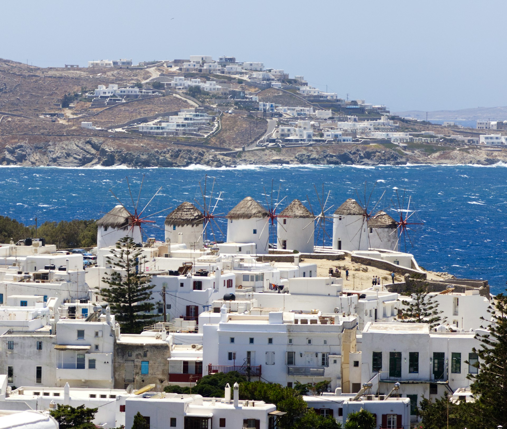 Randonnée à Mykonos : sentiers, villages et excursion à Délos dans les Cyclades