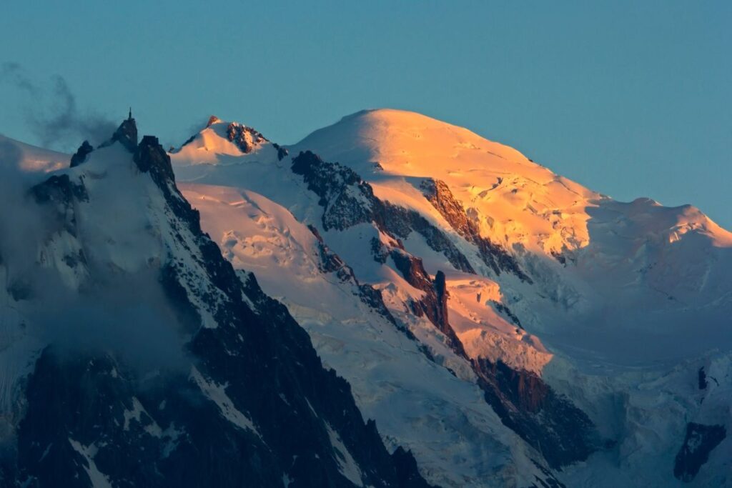 Val Ferret italien et Grandes Jorasses sur le Tour du Mont-Blanc près de Courmayeur