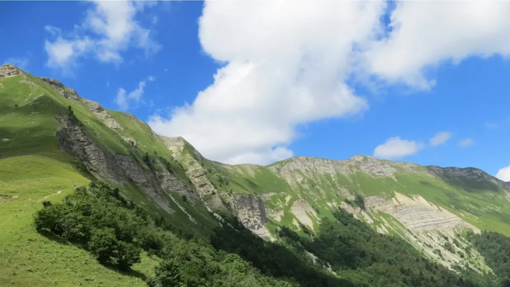 Crêtes et pâturages de la Haute-Chaîne du Jura en été