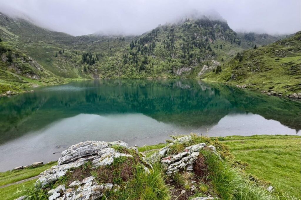 Vallée verdoyante des Hautes-Pyrénées aux abords de Bareilles